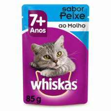 Sachê Whiskas Adulto Peixe 7+ 85g